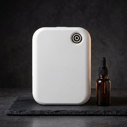 Maonoal M80 Smart car diffuser, photorealistic dark-premium packshot